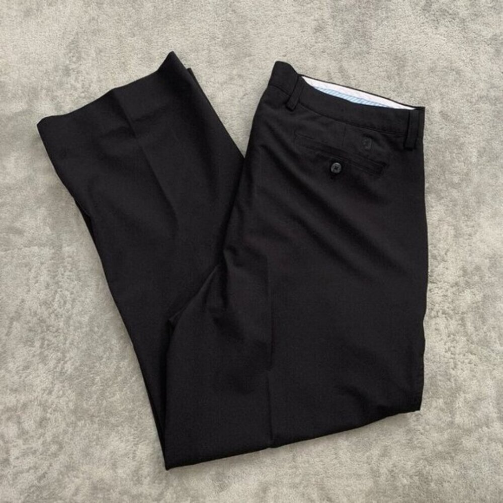 FootJoy Pants Men 38x28” Pro Tour Performance Golf Black Stretch Casual Office